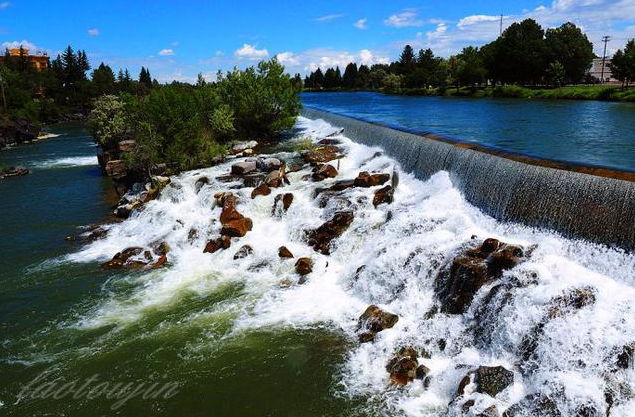 爱达荷人工瀑布